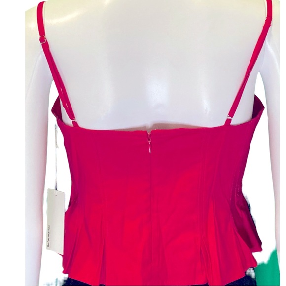 NWT Reformation Rhubarb Shia Top - Picture 4 of 7